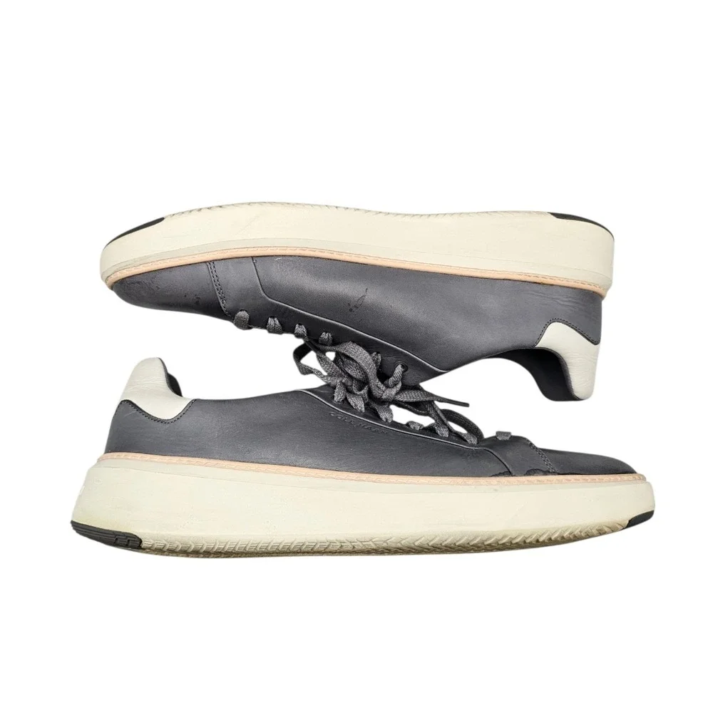 Cole Haan Men's Size 12 M EUC Grandpro Topspin Sneaker Quiet Shade Gray Ivory